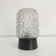 Ceiling lamp glass and bakelite black