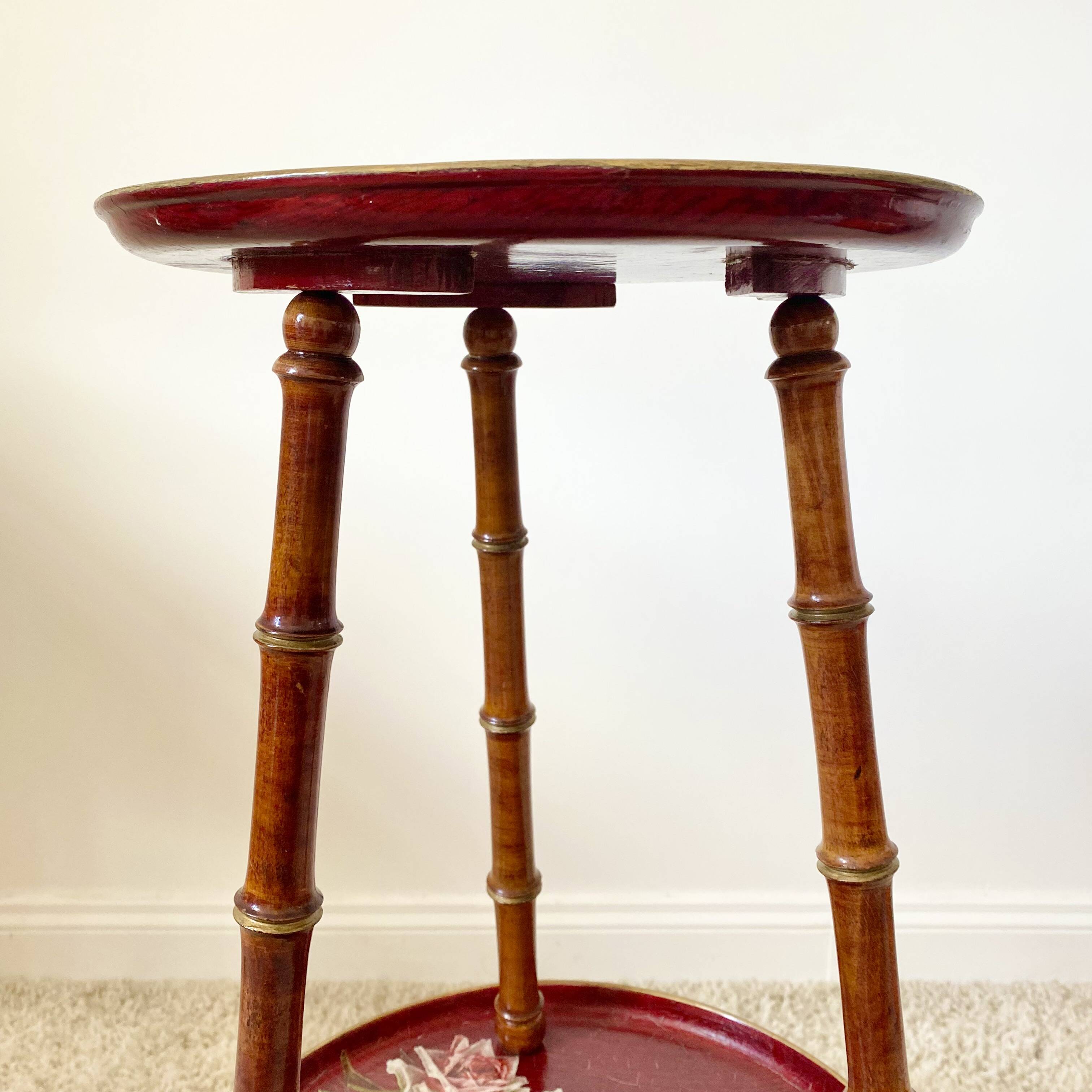 Paper maché and bamboo harness