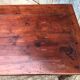 Antique farmhouse table in solid cherry wood with 4 drawers