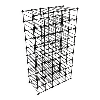 Casier à vin modulaire postmoderne, années 1980