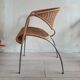 Rattan Design Chair with Metal Frame, 1980s/1990s