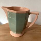 Pitcher, two-tone carafe digoin sarreguemines