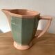 Pichet, carafe bicolore digoin sarreguemines
