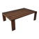 Table basse wenge néerlandaise des années 60.