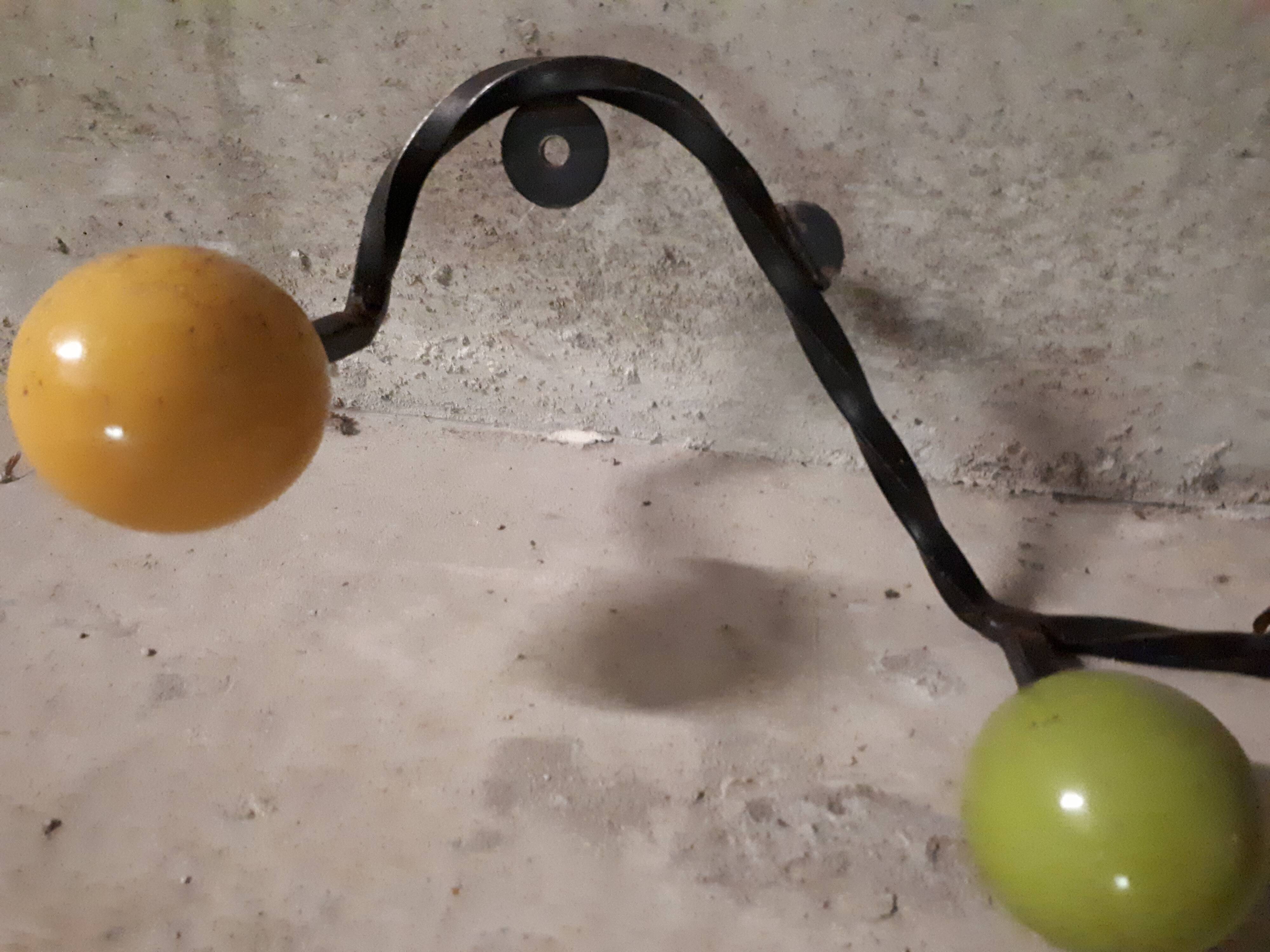 Patère boules des années 50