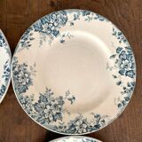 Flat plates made of St Amand Marie-Louise ironstone.