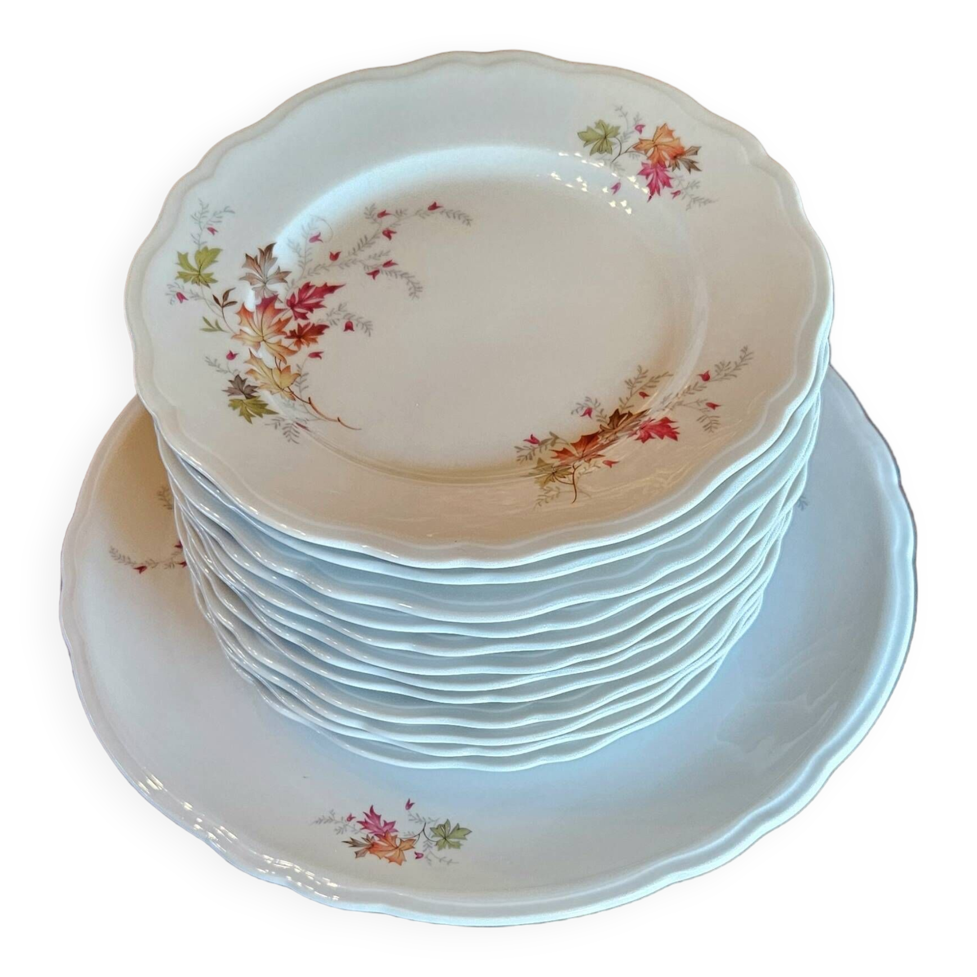 Limoges porcelain cake service