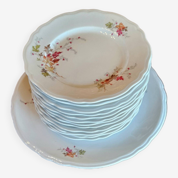 Limoges porcelain cake service