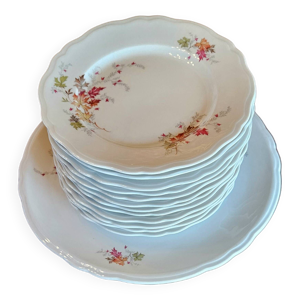 Service a gâteau porcelaine