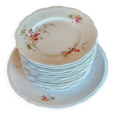 Limoges porcelain cake service