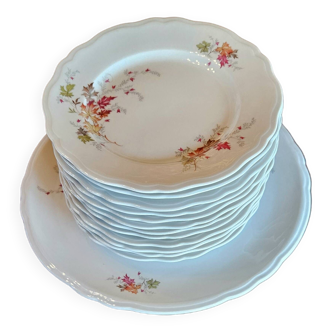 Limoges porcelain cake service