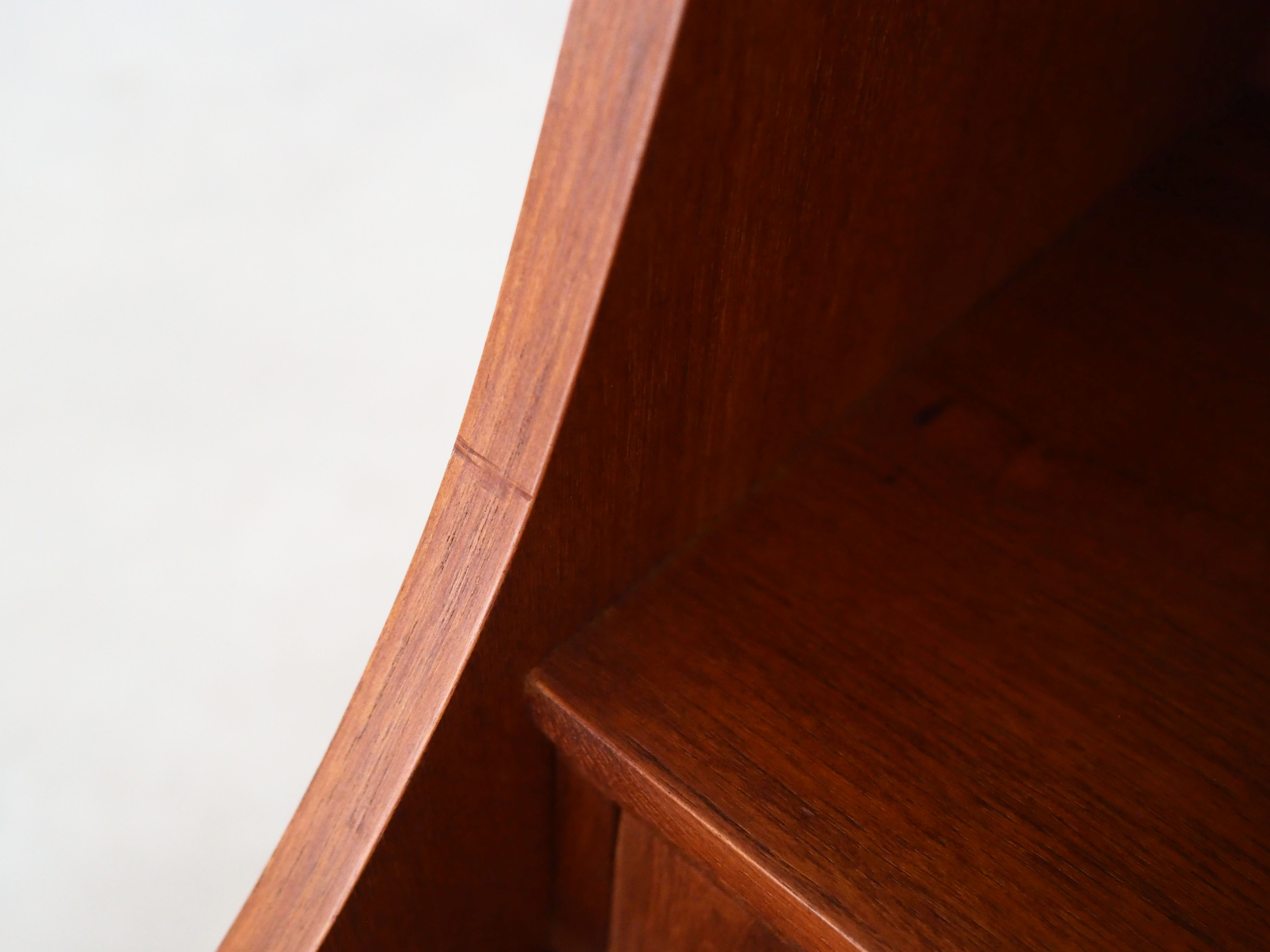 Secrétaire en teck, design scandinave, années 1960, fabriqué par SW Finland