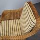 Rattan armchair from the 1970s by Uluv, Czechoslovakia