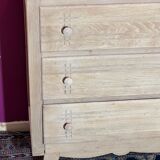 Commode 3 tiroirs art déco en bois