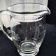 Carafe à eau  , pichet  en verre soufflé , Décor meulé  1 L