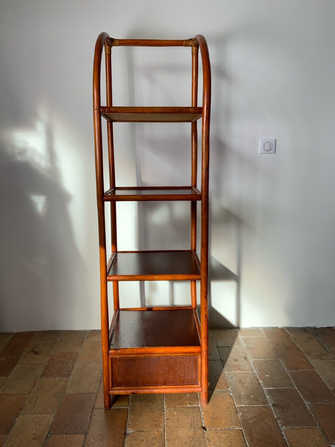 Vintage corner shelf