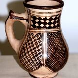 Berber Ideqqi pottery pitcher