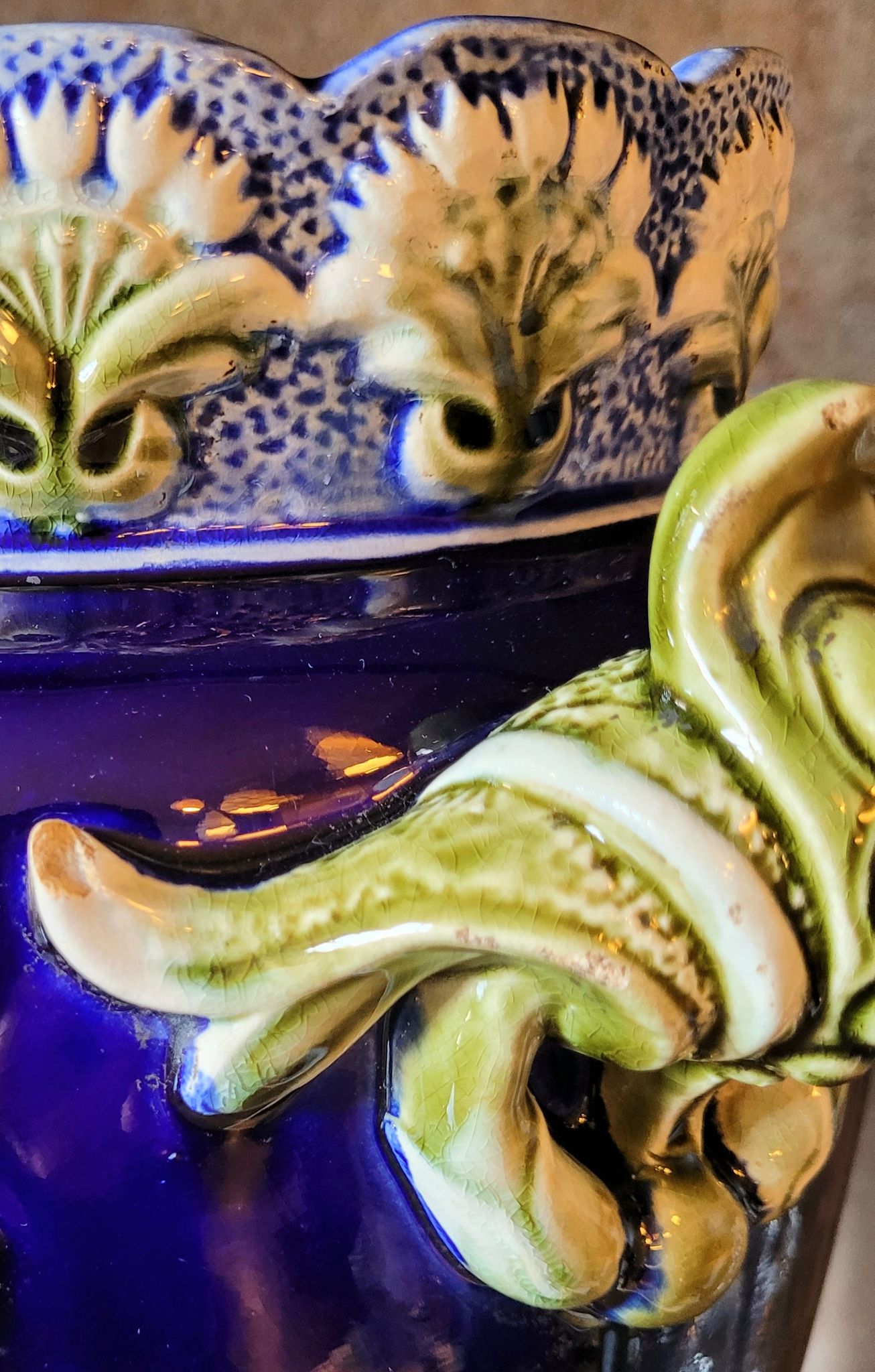 Vase en céramique Art Nouveau 1900