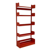 Congresso bookcase by Lips Vago in red orange