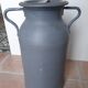 Large old farm milk pot