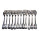 12 large silver metal forks