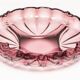 Vintage light purple glass decorative plate, Italy, 1960s.