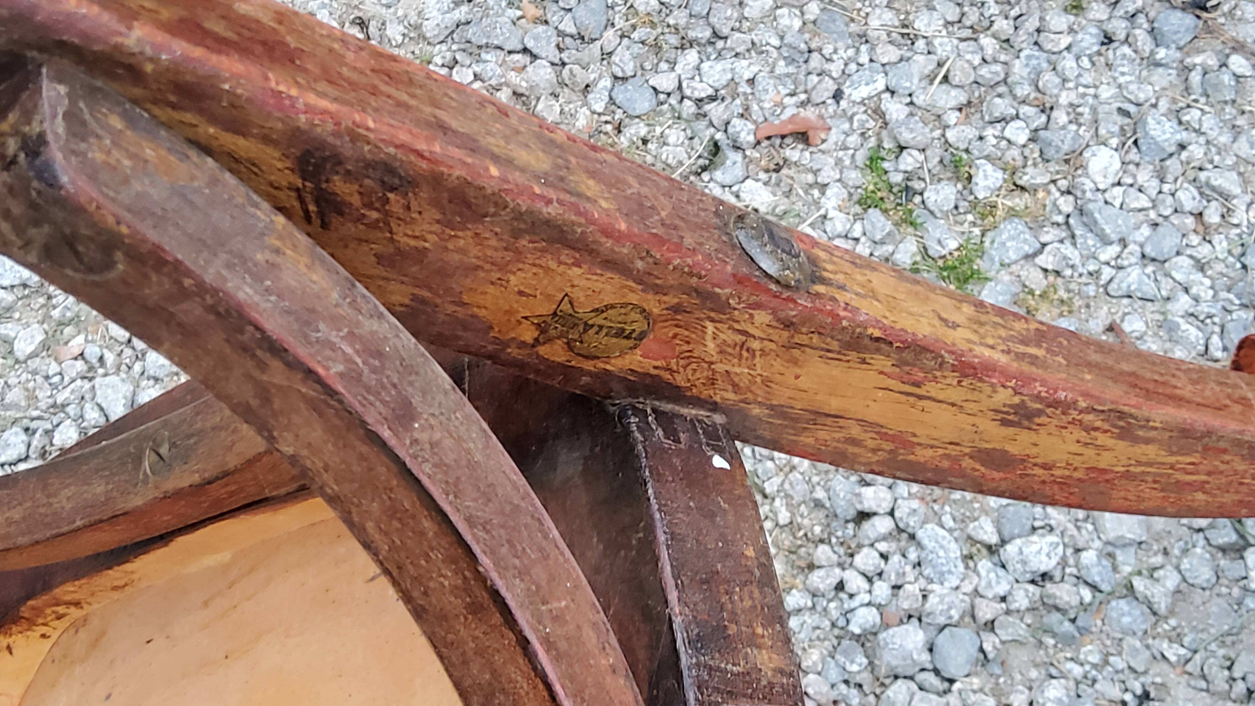 Set of 5 Stella bistro chairs from the 50s