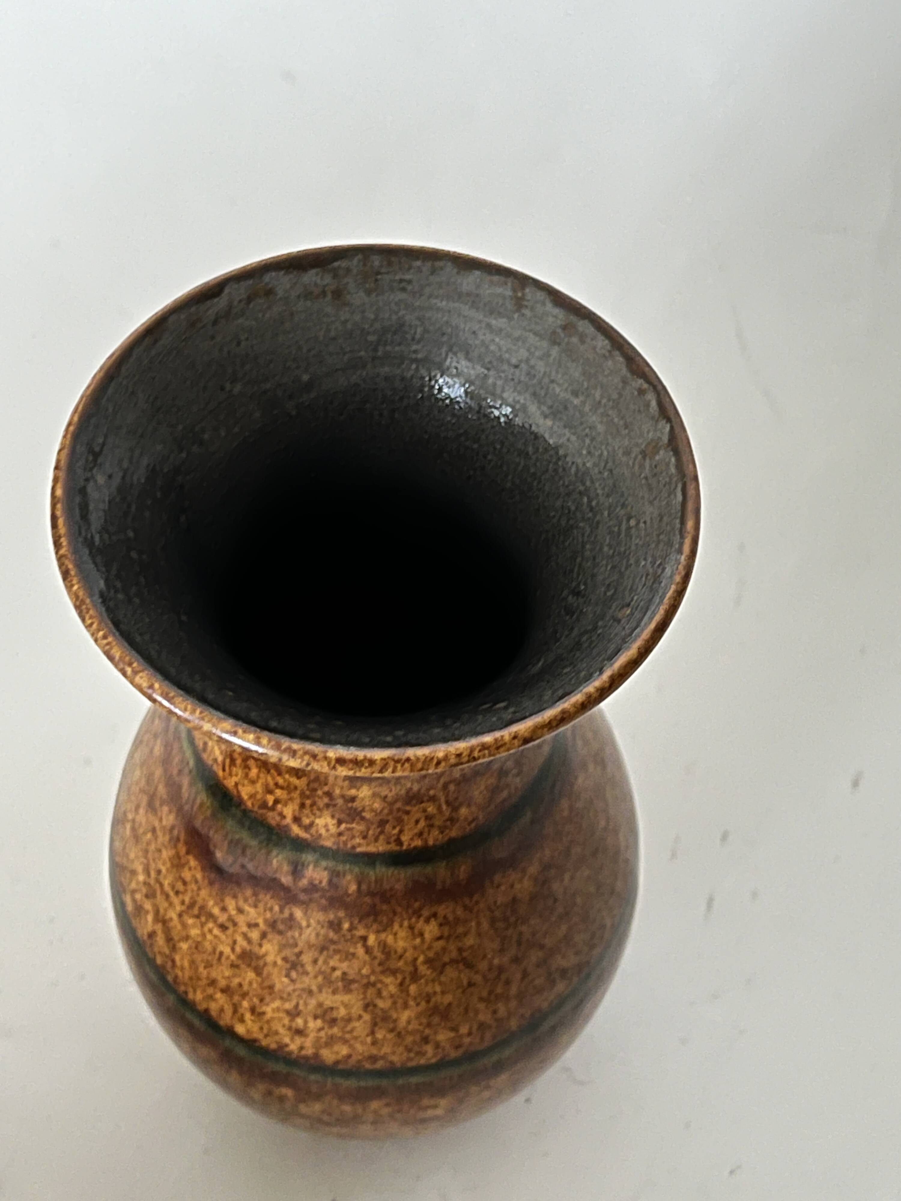 West German ceramic vase, German design 1970
