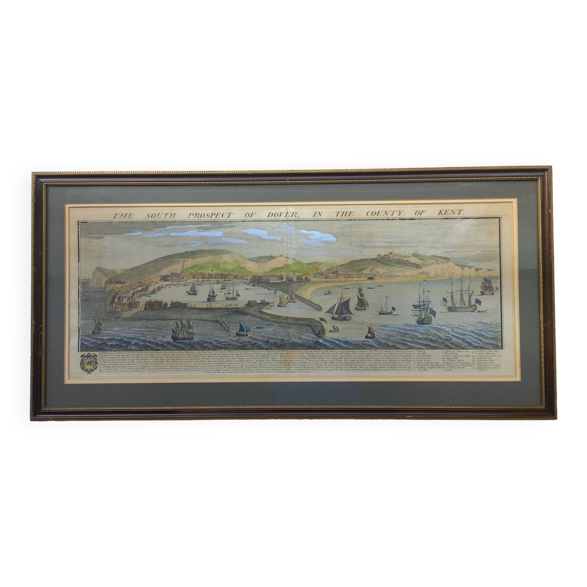 1739 Buck map Dover UK