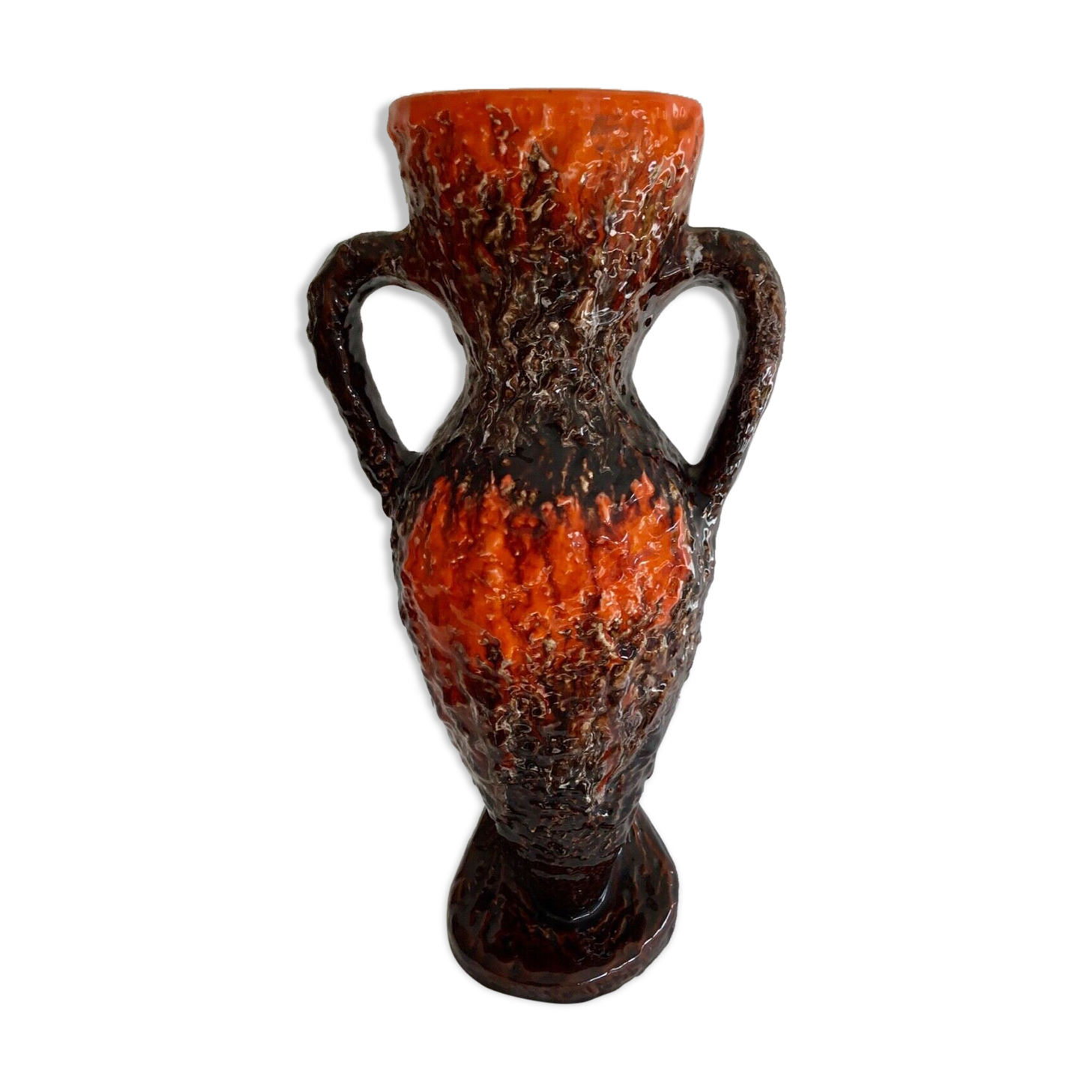 Callauris vintage earthenware amphorae vase