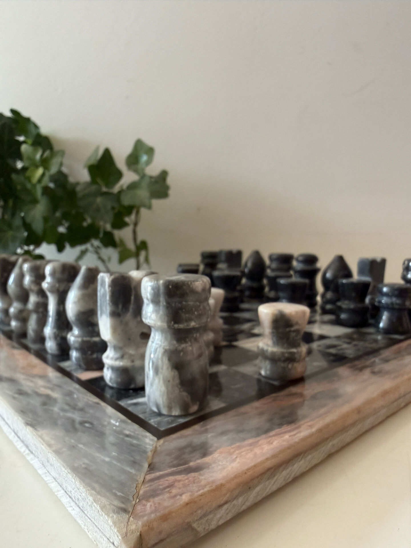 Onyx chess set
