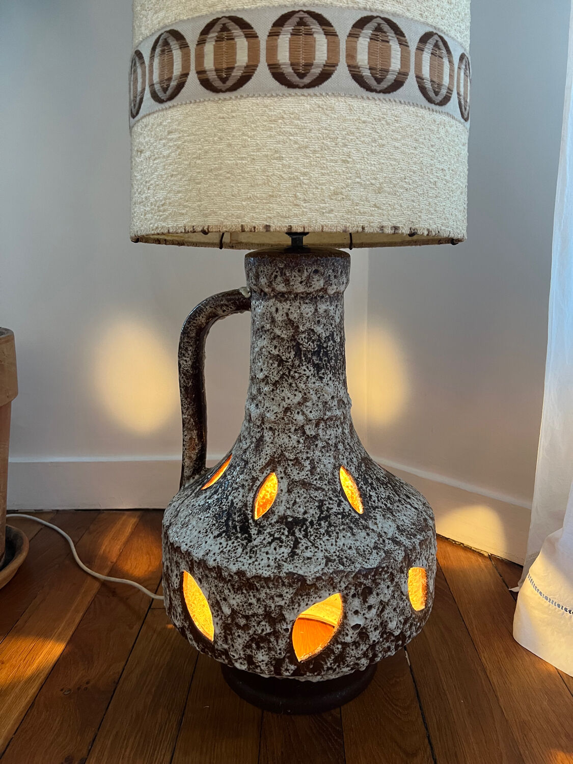 Lampe de sol seventies