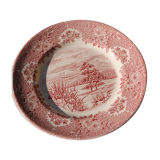 Red and white Ullswater Plate