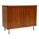 Two-door buffet in manufactured teak, two interior drawers (pastoe).