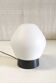 Ceiling light by PHILIPS in white glass and black ABS frame - 70's