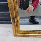 Miroir " doré patiné " classique et moderne  130 cm x 70 cm