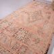 Pink Vintage Moroccan Rug 180 x 344 cm - Berber Wool Rug - Handmade Rug