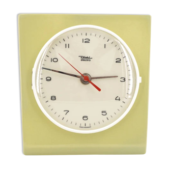 Diehl pistachio green wall clock