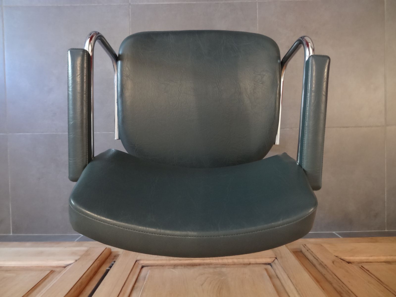 Fauteuil de bureau à roulettes années 60