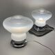 Pair of "Sfumato" Space Age lamps – 1970s