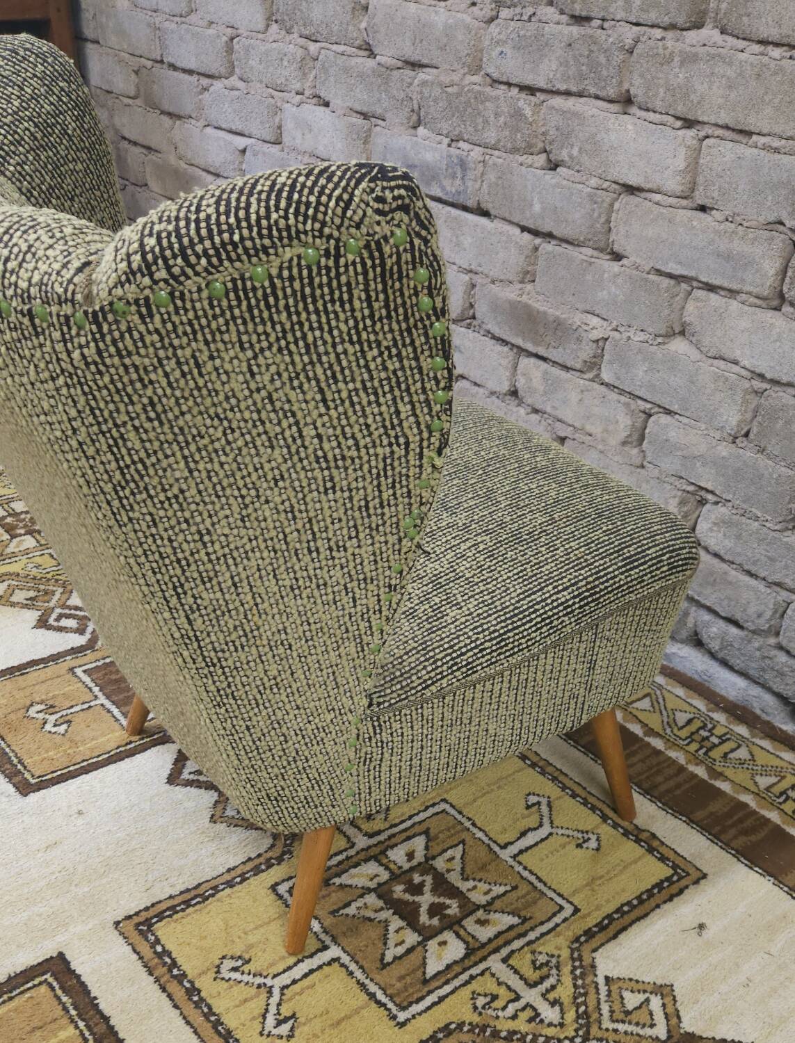 Vintage 1960s cocktail armchair