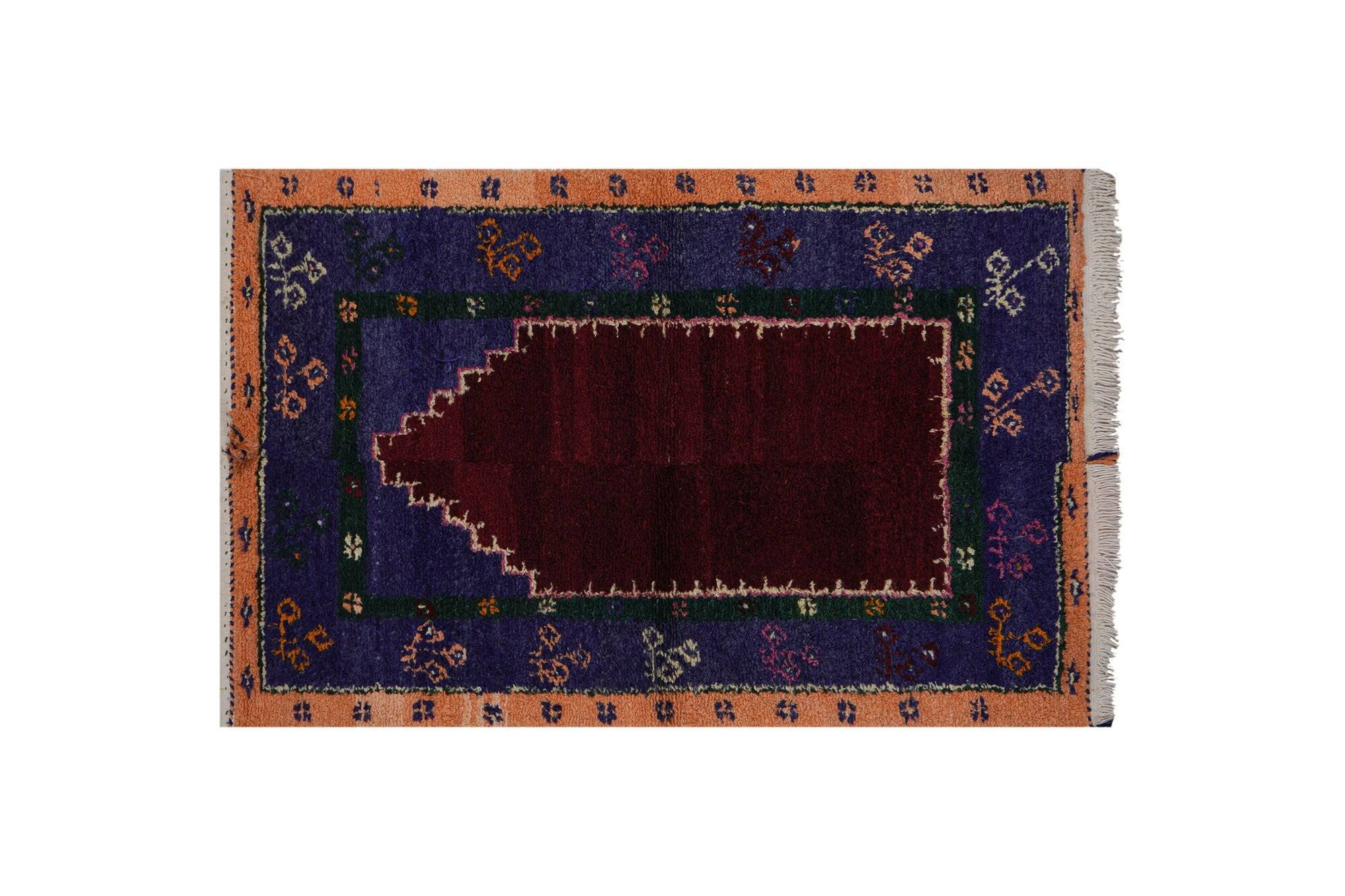 Tapis turc vintage fait main 103x150 cm