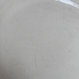 round dish Diam 31.5 Ivory Digoin Sarreguemines with gadroons