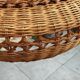 Wicker and rattan pendant light