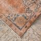 5'0 x 8'7 Ft Terracotta & Faded Blue Floral Vintage Persian Rug, 153x261 Cm