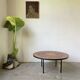 Capron “herbarium” coffee table with metal base