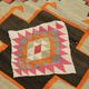 Turkish Handwoven Vintage Herki Kilim 107 cm x 363 cm