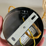 Ceiling suspension globe tulip amber glass