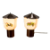 Set of Two Bedside Lamps by Lustry, Kamenicky Senov, 1970s