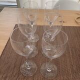 Champagne flutes cristal de bohemia signed veuve clicquot ponsardin